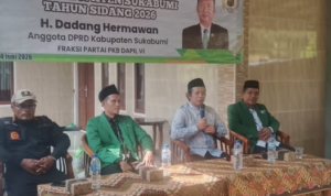 Anggota DPRD Kabupaten Sukabumi, H. Dadang Hermawan Aspirasi Jalan Rusak dan Dukungan Kegiatan Keagamaan